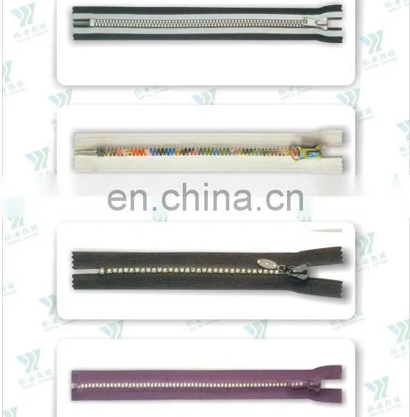 3# 5# 8# Metal Plastic Nylon Zipper With Auto-lock Slider MZ-0003