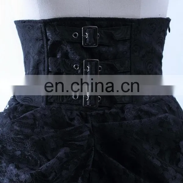 Gothic High Waist Corsage High-low Skirt photo-2