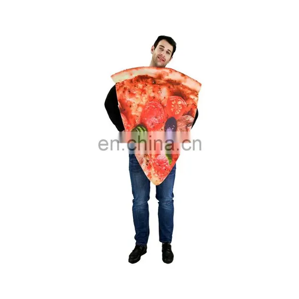 Funny Halloween Carnival Party Food Series Costume Pizza Slice Design photo-2