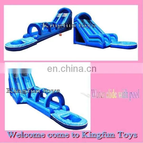 16L Giant Inflatable Wet Slide With Water Pool photo-4