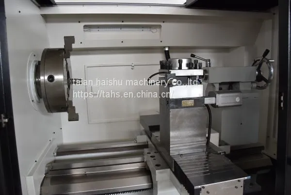 Simple Operation CK6180W Alloy Wheel Cnc Lathe photo-3