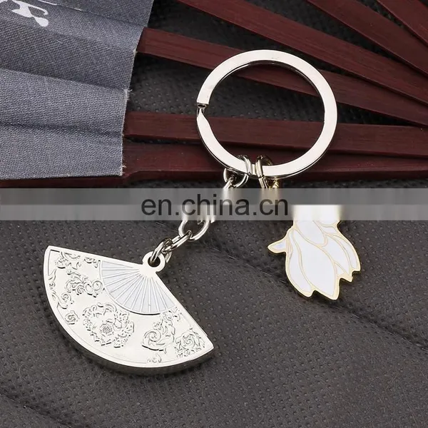 Custom Metal Fan Shape Flash Usb Pen Drive Keychain photo-4