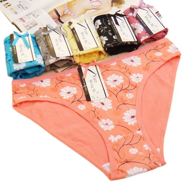 Yun Meng Ni Sexy Underwear Breathable Cotton Panty For Women Factory Price Printed Lingerie photo-5