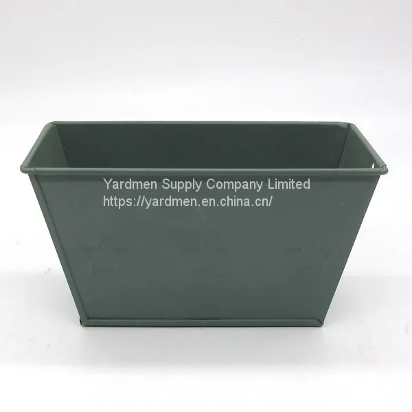 Square Shape Zinc Iron Metal Flower Pot Planter From China Supplier photo-4