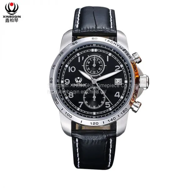 XINBOQIN Manufacturer LOGO Custom Fashion Business High Quanlity Simple Design 2018 Luxury Quartz Brand Name Stainless Steel Men's Watch photo-5