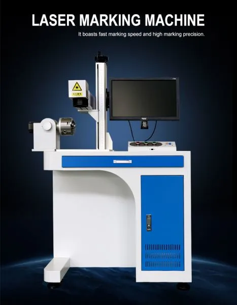 New Generation 20w Fiber Cabinet Laser Marking Machine photo-5
