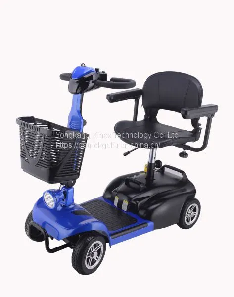 New 4 Wheel Electric Mobility Scooter for Seniors Battery Removable photo-3