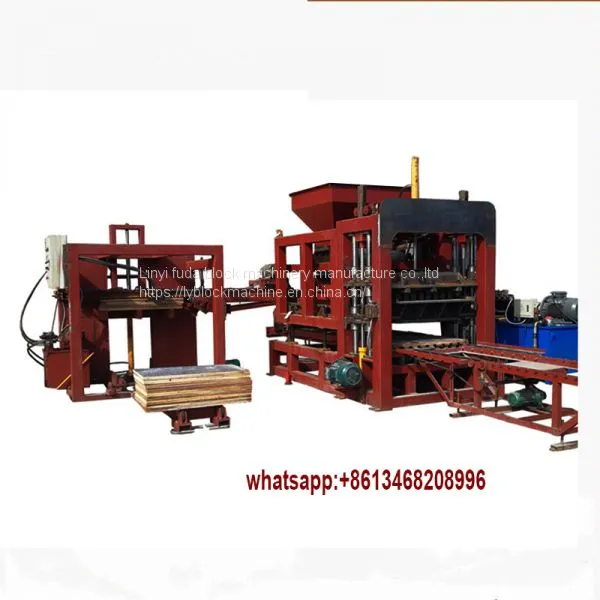 Promotional QT6-15 Hydraulic Vibration Brick Machine Concrete Brick Molding Machine photo-3