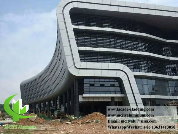 Perforated Wall Panel Aluminum Facade Metal Panels for External Wall Decoration photo-2