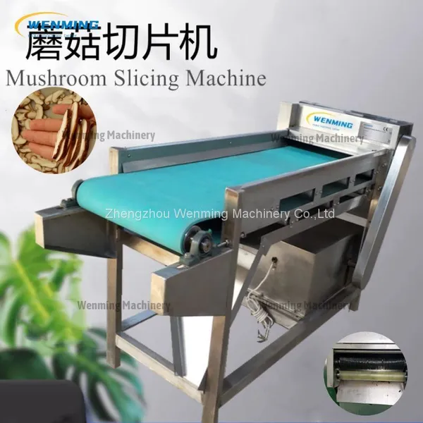 Automatic Mushroom Slicing Machine Mushroom Slicer Cutter Production Machines photo-4