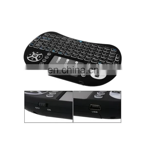 Hot Selling i8 Backlight Keyboard 2.4GHz Wireless Receiver Touchpad Remote Control for Smart TV Android Box photo-5