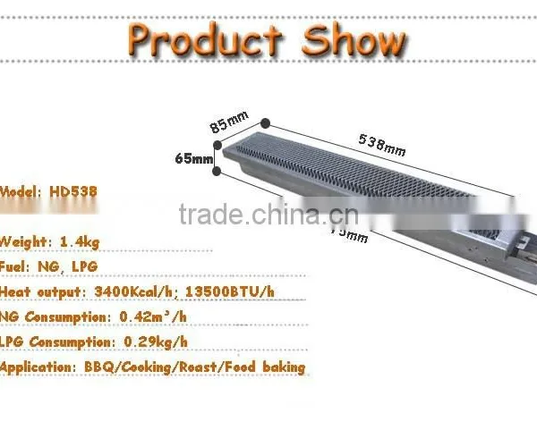 Kitchen Equipment Gas Bbq Burner Parts for Barbecue Grill HD538 photo-4