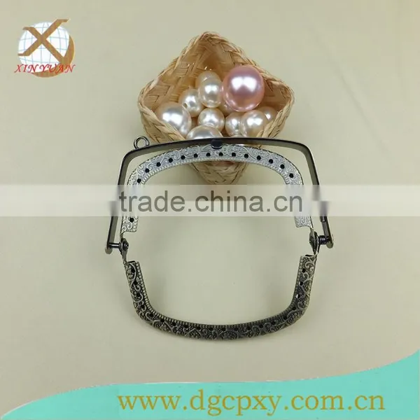 New Metal Purse Frame 9*4.5cm Antique Brass Handbag Handle photo-2