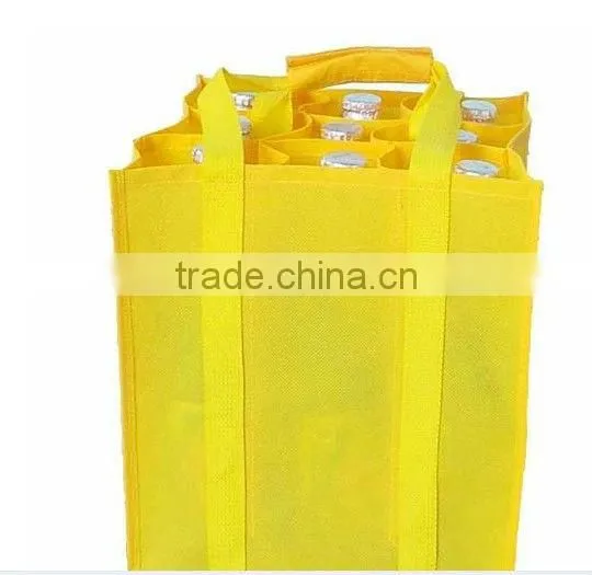 2013 Promotional Non Woven Wine Bag Non Woven 6 Bottle Wine Bag