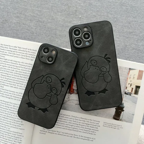 Leather Waterproof Can Reach Duck For Iphone 11 Pro Max Skin Pressing Privacy Mobile Phone Case With 7 8p Soft Case 12 13 14 photo-4