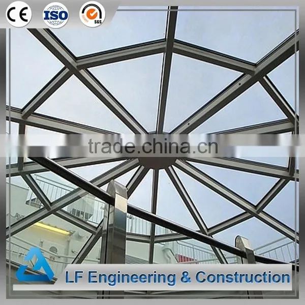 Easy Build Affordable Laminated Board Structure Steel Atrium Roof photo-4