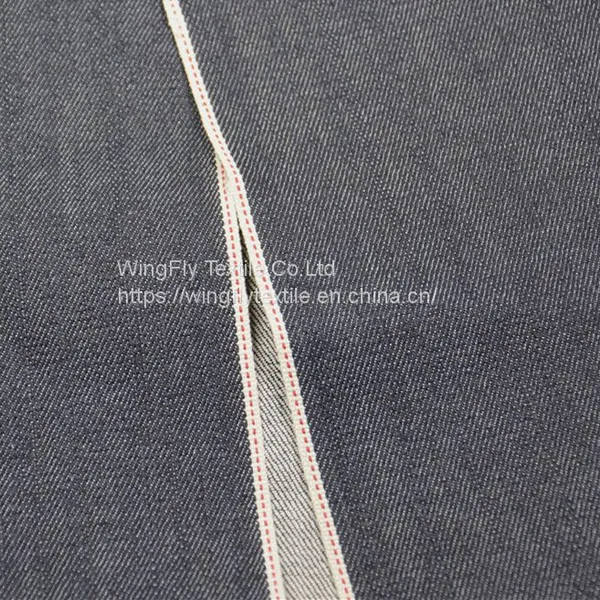 11.46oz 98.4% Cotton 1.6% Spandex Slub Right Twill Denim Fabric Supplier W285625 photo-3