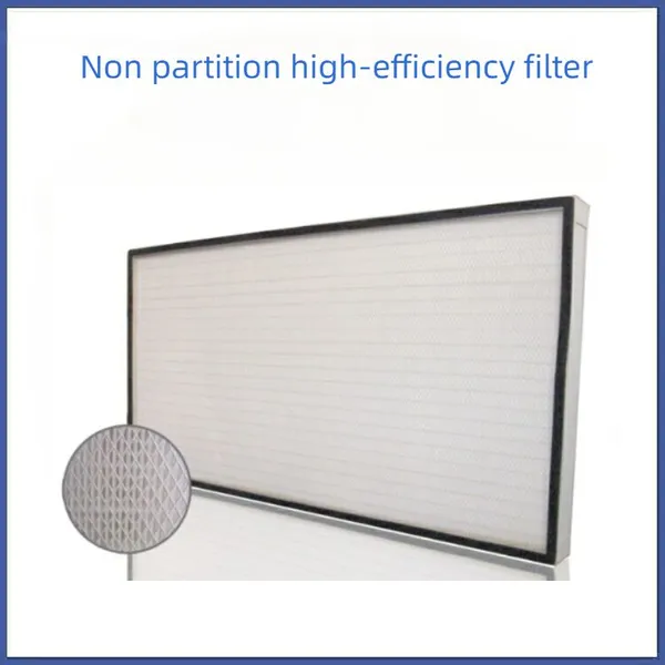 The high-efficiency filter screen without partition matched with the FFU fan filtration unit