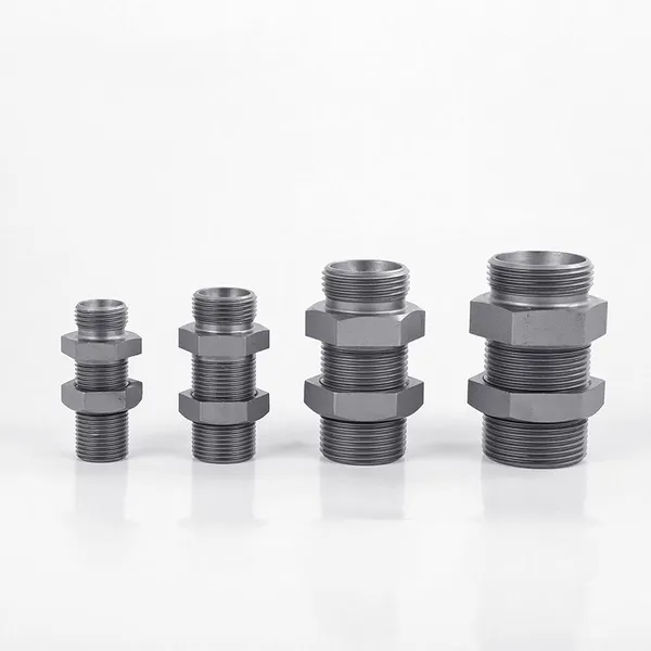Parker GSV Compression Bulkhead Fitting, High-Pressure Hydraulic Tubing Adapter Bulkhead Fitting, 6D Series Stainless Steel photo-4