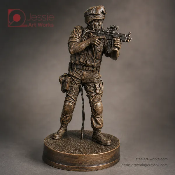 Custom Surface Finish Figure Statue for Art Projects photo-2