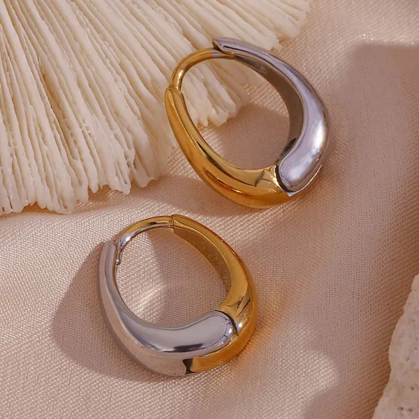 Stainless Steel Earrings Set 304 Grade Polished Hypoallergenic Bulk Wholesale China Factory photo-4