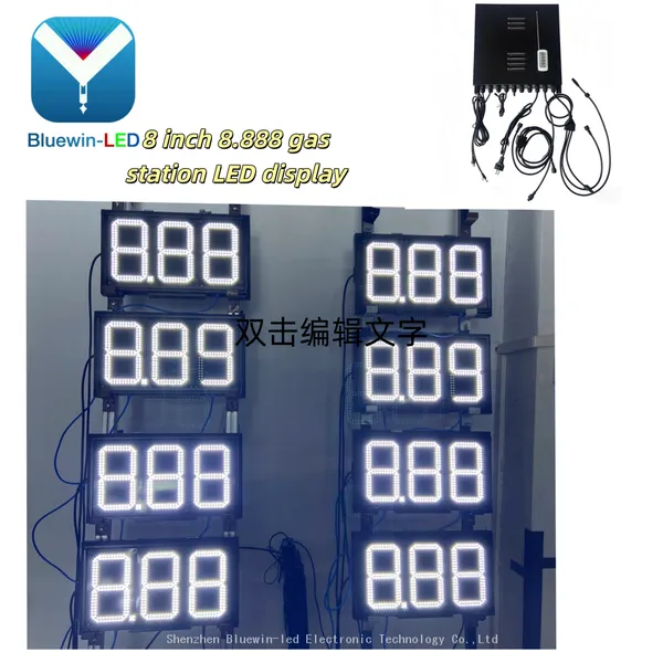 Gas Station LED Panels Display Fuel Price Service Stations photo-5