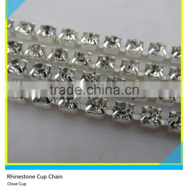 Hot Sale 888 Clear Chaton Rhinestone Cup Chain Roll For Shoes Ss6-ss40 photo-4