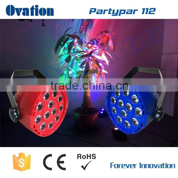Guangzhou 12pcs*1W RGBW High Quality Dj Outdoor Led Stage Light Mini Can Bulb Christmas Led Par Light photo-2