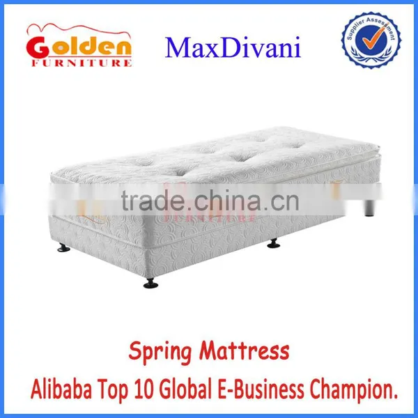 MaxDivani Pocket Mattress Golden American Pillowtop Mattress Comfortable Mattress