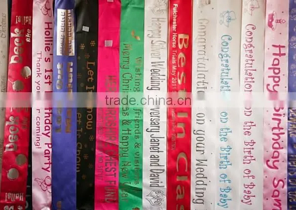 Sashes Printer for Weddings & Parties
