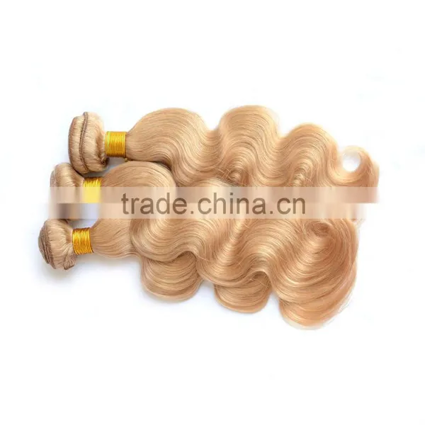 High Quality 100% Human Hair #613 Blond Hair Weave photo-3