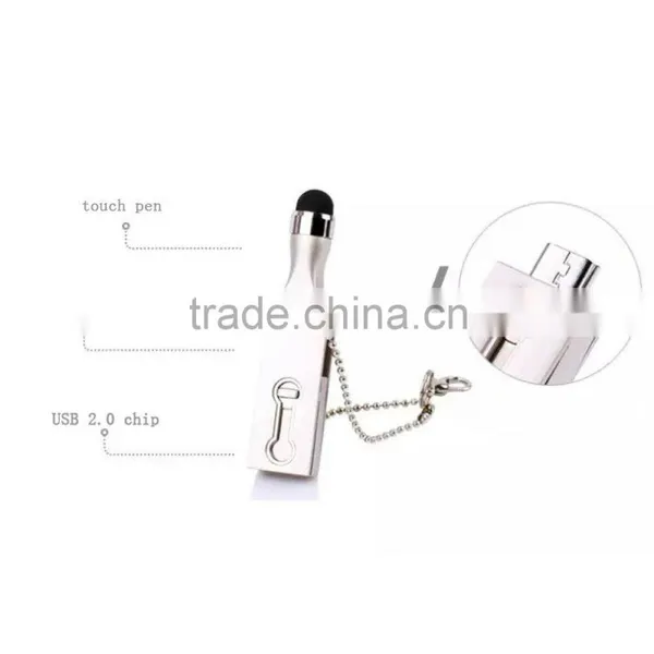 Mini Silver OTG Usb With Touch Pen Function photo-5