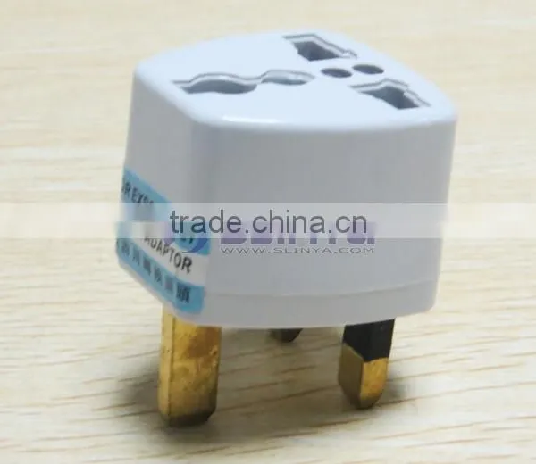 Wholesales Cheap Price AU US EU to UK Adapter Converter 3 Pin AC Power Plug Adaptor Connector photo-3
