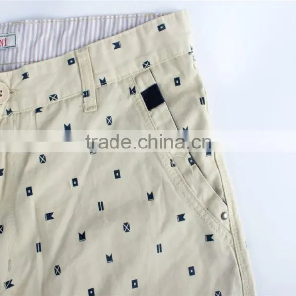 Mens Cheap 100%cotton Garment Stocklot in China Printed Shorts photo-3