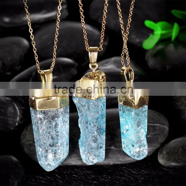 Popular Blue Lucky Stone Necklaces Wholesale Quality Choice photo-3