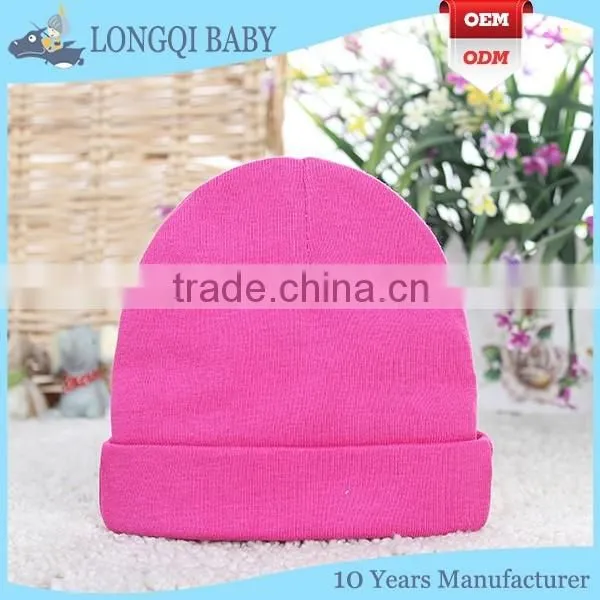 MZ-MS-013 Super Soft Cotton Hand Knitted Newborn Beanies