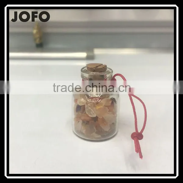 2016 New Style Wish Bottle Crystal Quartz Druzy Container Pendants STJ0004
