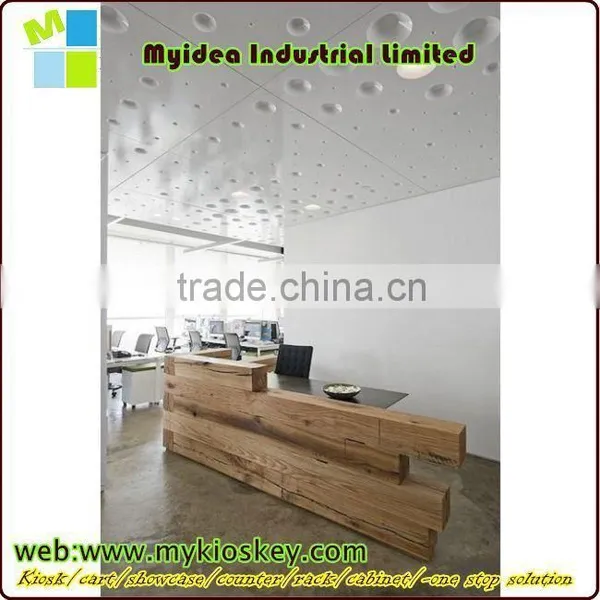 2015 Fantastic Design High Gloss Blue Cambered Surface Bar Counter Bar Counter Plastic photo-3