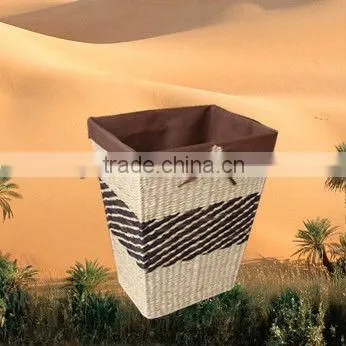 Hot Sale Rectangular Rattan Laundry Basket for Home&Office