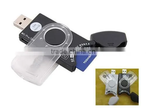 USB2.0 Card Reader with SIM Card Reader