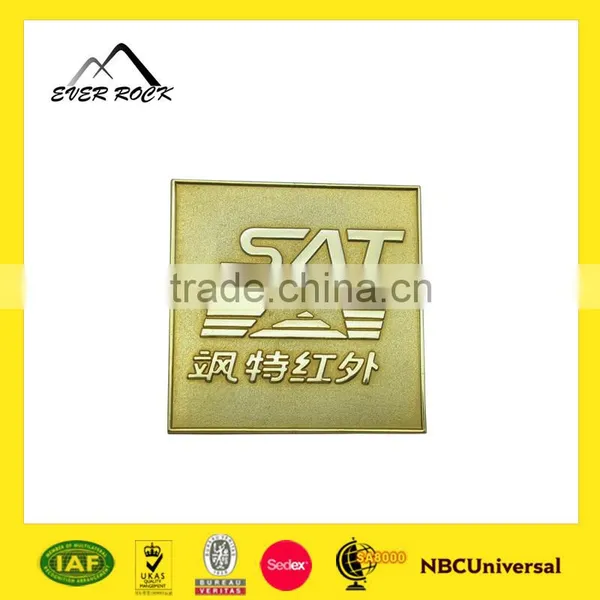 OEM 2-in-1Decorative Handbag Brand Logo Metal Label photo-6