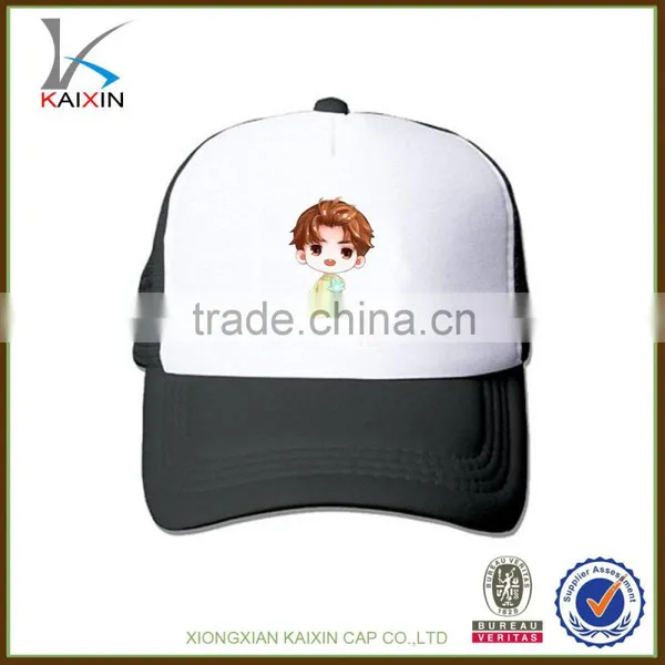 Customize Oem Designed Digital Printed Curved Baseball Type Trucker Mesh Cap photo-4
