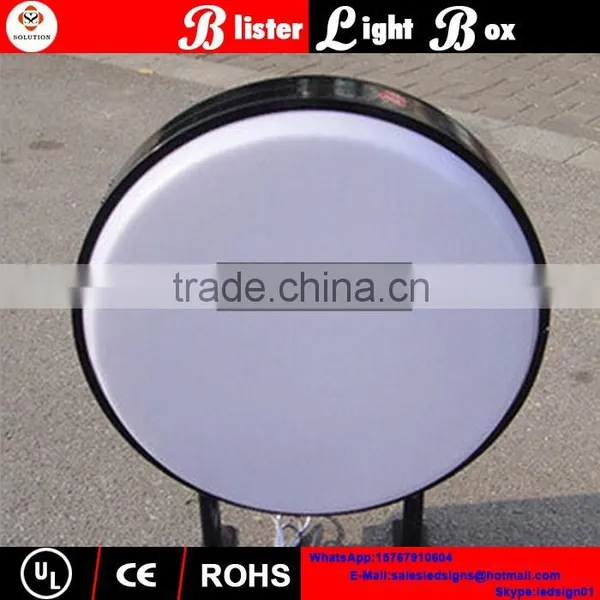 OEM Shape Outdoor Aluminum Vacuum Advertising Rotating Sign photo-5