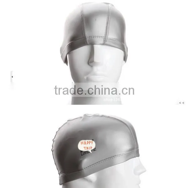 Design Your Own Swim Cap , Ear Protection Silicone Swim Cap photo-5