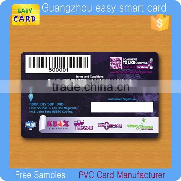 Customized Size Magnetic Stripe Loyalty Card With qr Code photo-4