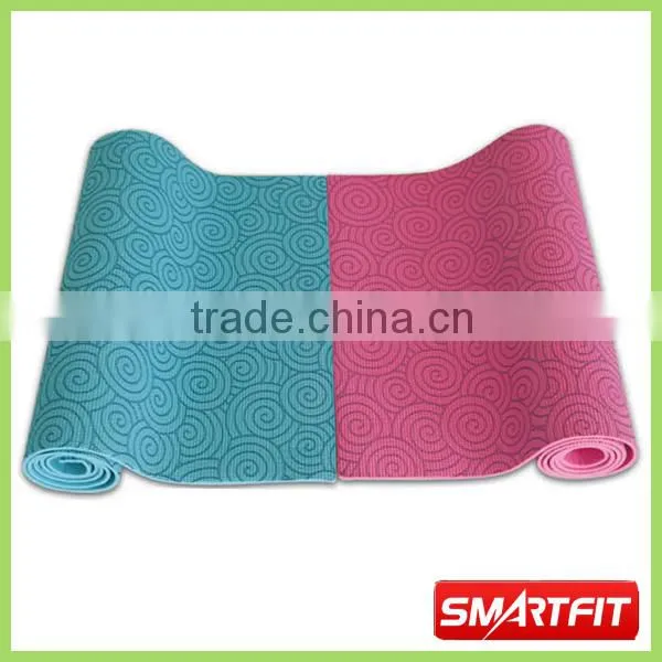 Printed Pvc Yoga Mat Pilate Exercise Mat