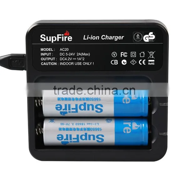 18650 Battery Charger Dual Slot With CE RoHS FCC SAA photo-2