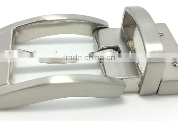 Fashion High Quality Metal Pin Type Reversible Belt Buckle photo-3