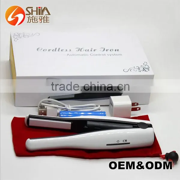 Korean Battery Powered Operated Mini Protein Wireless Rechargeable Cordless Hair Straightener Flat Iron Quality Choice photo-4
