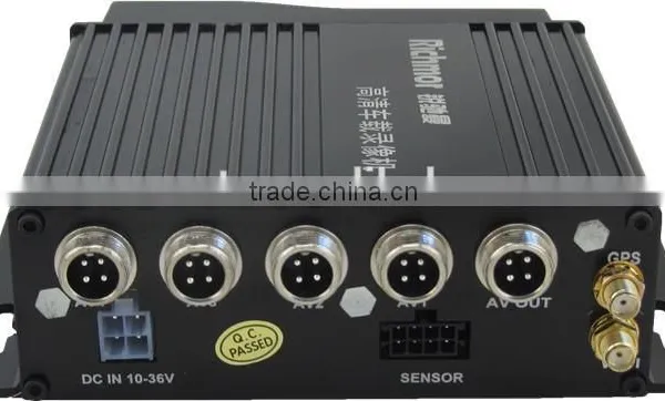 Small Hiden Truck Camera Vehicle DVR 4CH Dual SD Card With Aviation Connetor photo-5